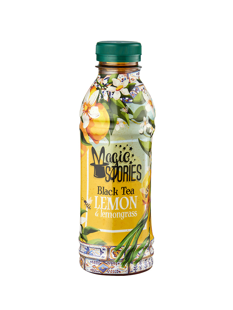 Чай чёрный Magic stories со вкусом лимона и лемонграсса, 1 л